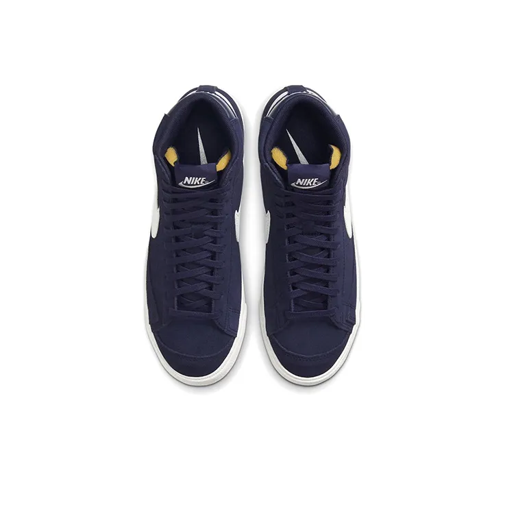 Nike Blazer Mid 77 Navy Suede Women's-3