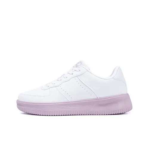 361° Skateboard Shoes Women's Low-Top White/Rose Dusty Pink