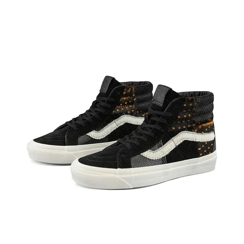 Vans Shoes Skate Shoes 'Black White Yellow'-1