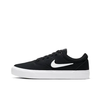 Nike SB Skateboard Charge Canvas 'Black White' GS