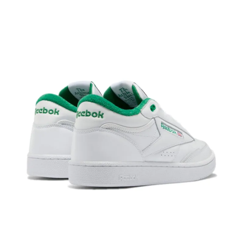 Reebok Club C Mid Ii Cozy Wear Resistant Skate Shoes Unisex White-4
