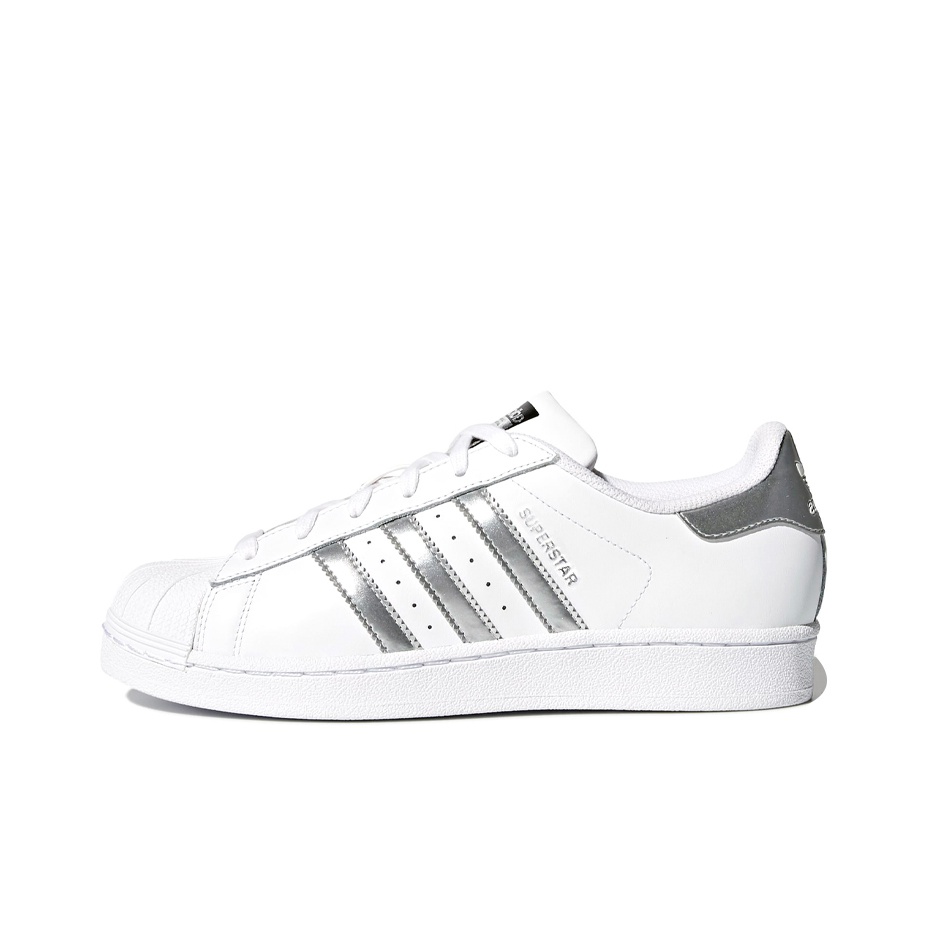 Adidas Originals Superstar White Silver Metallic Women s POIZON