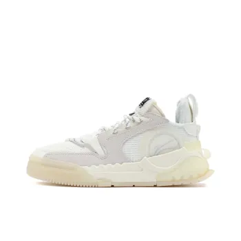 LiNing Enlightenment Durable Breathable Low Top Skateboard Shoes Women's White