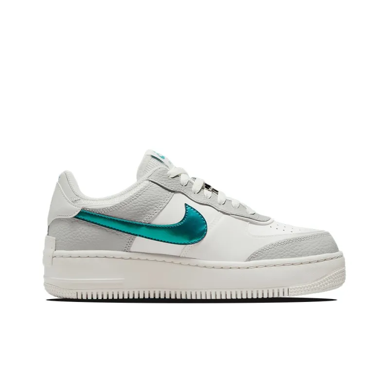 Nike Air Force 1 Low Shadow Grey Fog Bright Spruce Women's-1