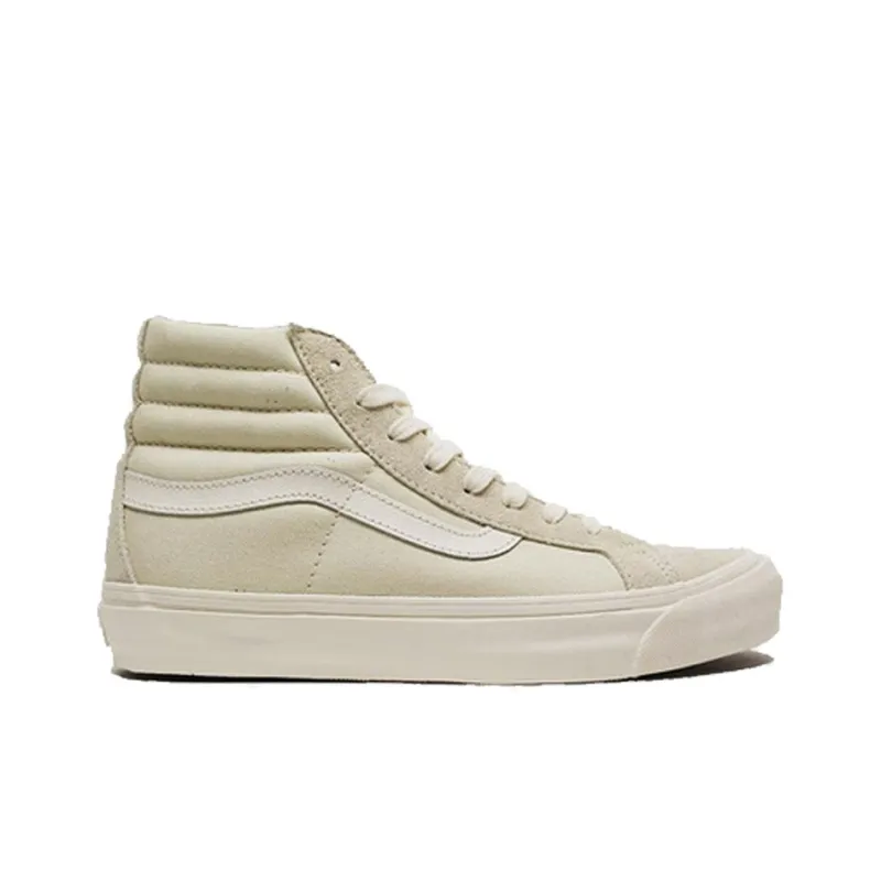 Sk8 Vans Hi Lx Suede Canvas 'Pearl Marshmallow'-1