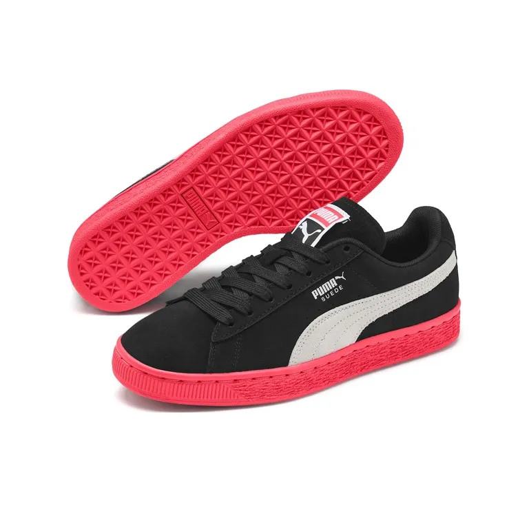 PUMA Suede Classic+ 'Ignite Pink Black' Women's-4
