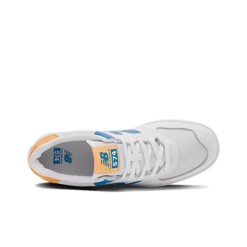New Balance 574 White Blue-3
