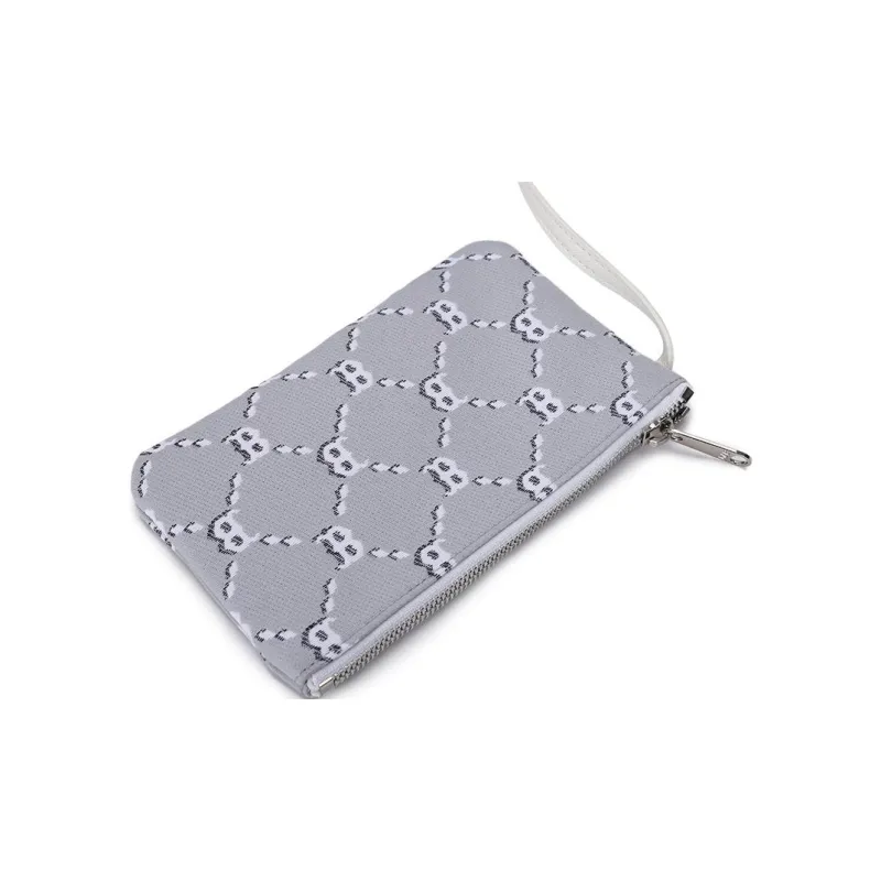 MLB Monogram Collection Fabric Combo Bag Tote Bag Shopping Bag Shoulder Bag Handbag Regular Unisex Gray White-4