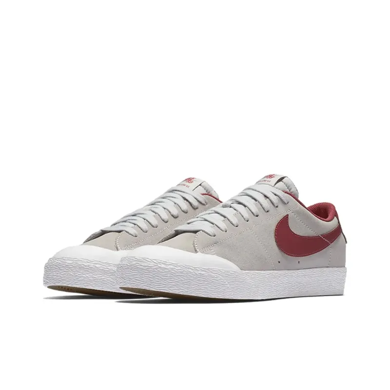 Nike Sb Skateboard Zoom Blazer Low Xt Whitebrown-2