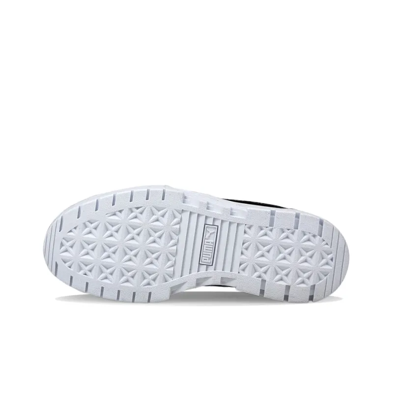 PUMA Mayze Skateboard Shoes Women's Low Top Black/White-6