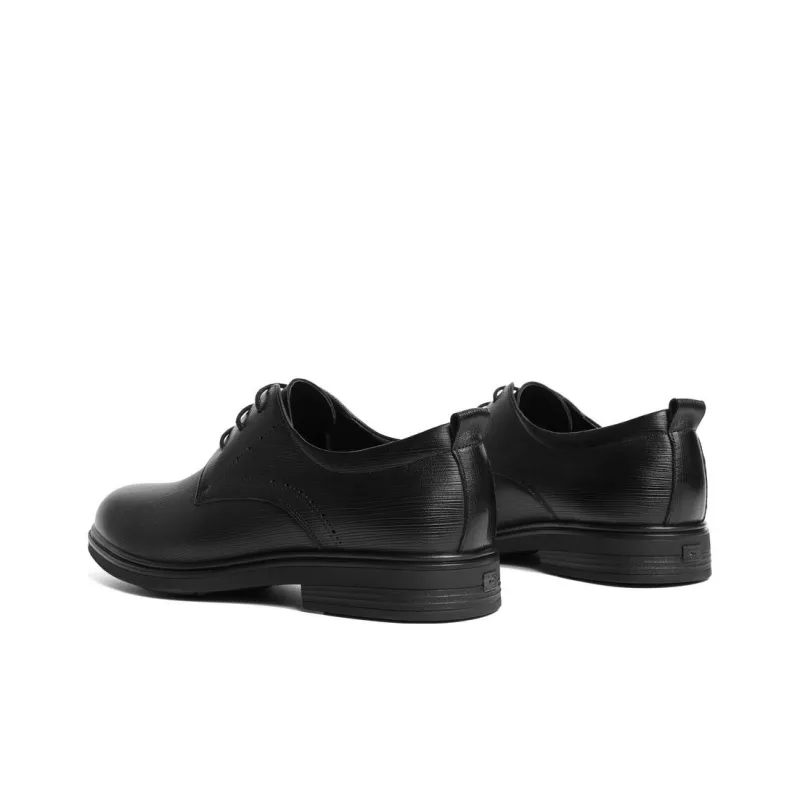 BELLE Dress Shoes Men Low Top Black-2