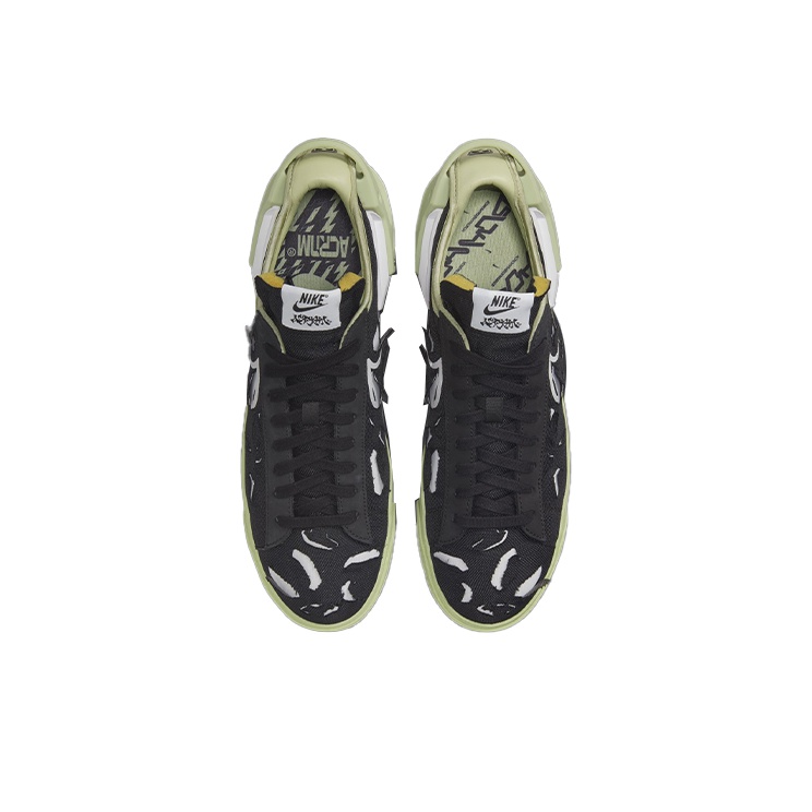 Nike Blazer Low Acronym Black Olive Aura POIZON