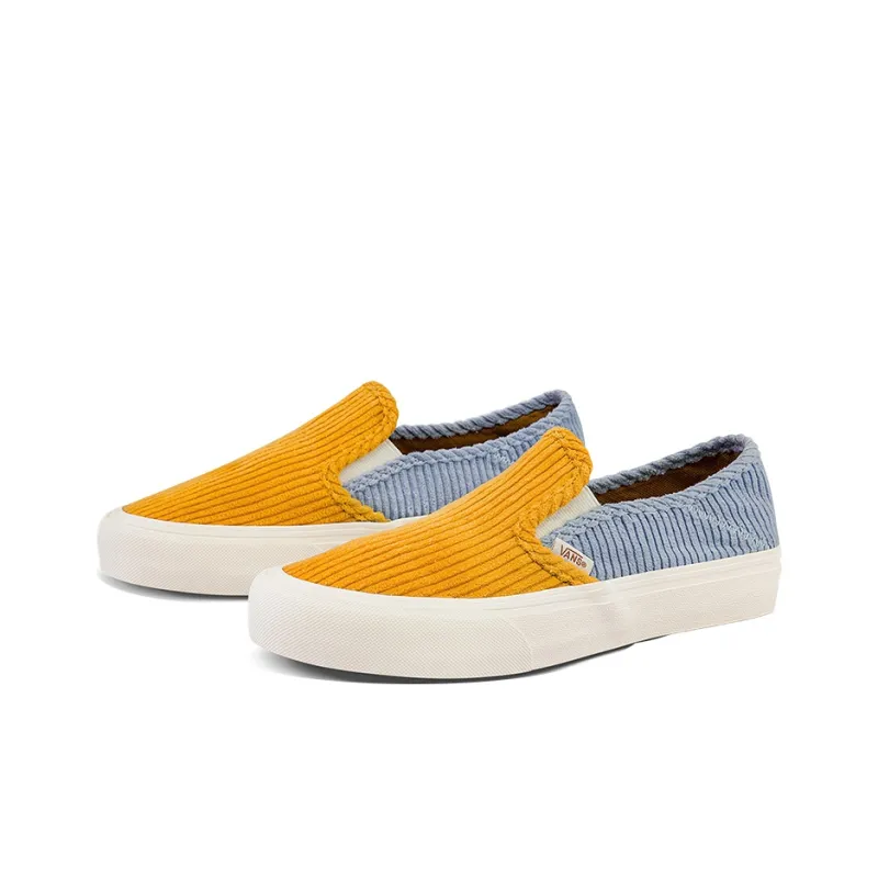 Vans Unisex Slip On Sneakers Yellow/Blue-1