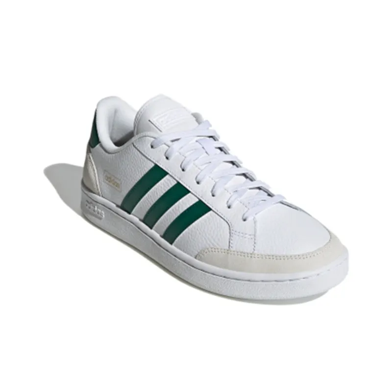 Adidas Grand Court Se Cloud White Collegiate Green Orbit Grey-2