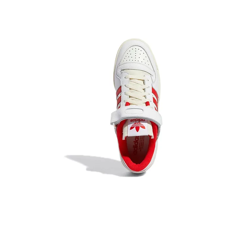 Adidas Forum 84 Low White Cream Red-4
