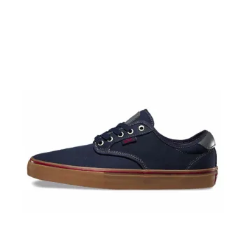 Vans Chima Ferguson Pro Anti-Slip And Wear-Resistant Lightweight Low-Top Skateboard Shoes Women's Navy Blue