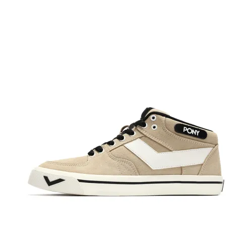 PONY Atop Breathable And Wear-resistant Low-Top Skateboard Shoes Women's Brown