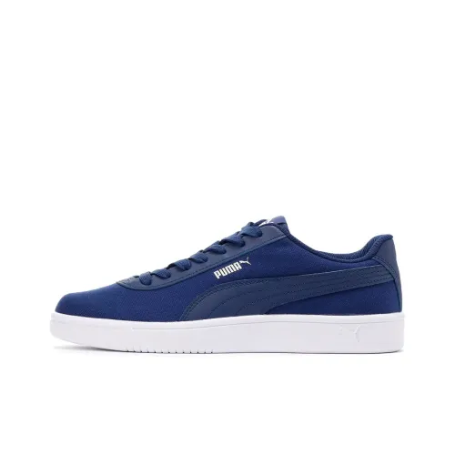 PUMA Court Pure CV Skateboard Shoes Unisex Low-Top Blue