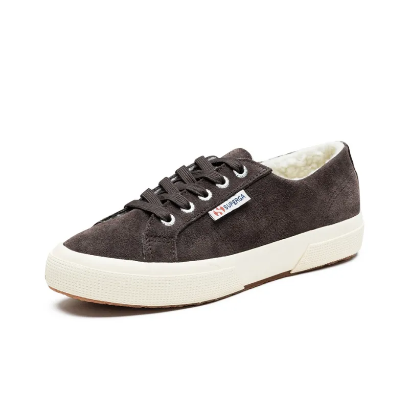 SUPERGA Warm Anti-Slip And Wear-Resistant Low-Top Skateboard Shoes Unisex Coffee-1