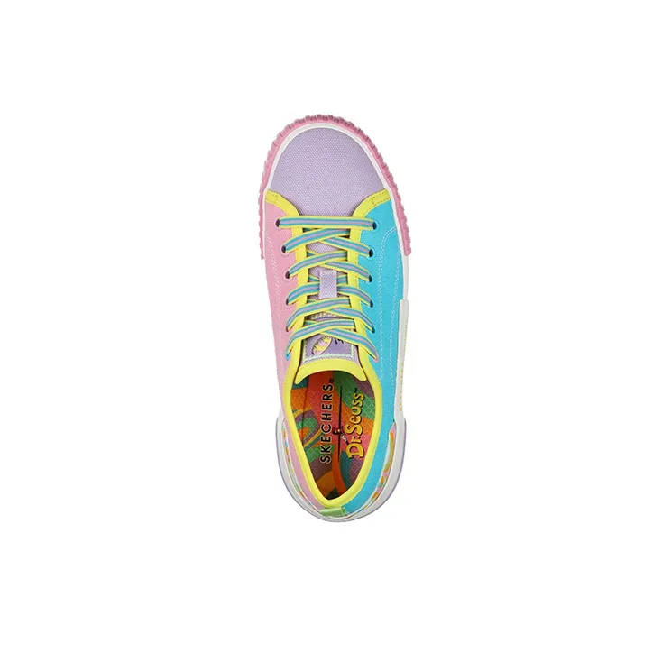Skechers New Moon Coverage Low-Top Skateboard Shoes Women's Multicolor-3
