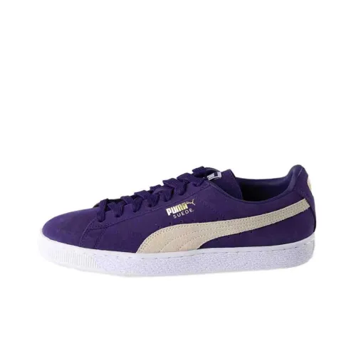 PUMA Suede Skateboard Shoes Unisex Low-Top Purple