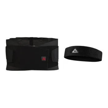 PEAK Back Support Braces Fitness Running Breathable Protective Slip Resistant Black Elastane Polyester Unisex