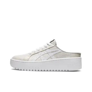 Asics Classic Ct Slip Resistant And Breathable Low Top Skateboard Shoes Women's White Gold