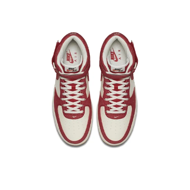 Nike Air Force 1 Mid Red Denim-3