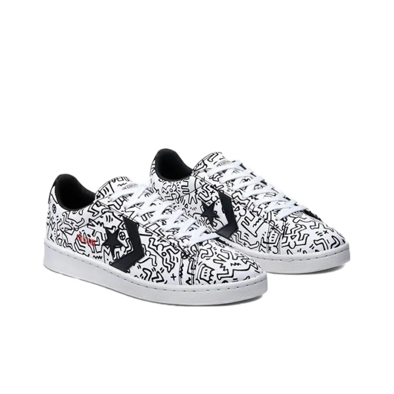 Converse Pro Leather Ox Keith Haring White-2