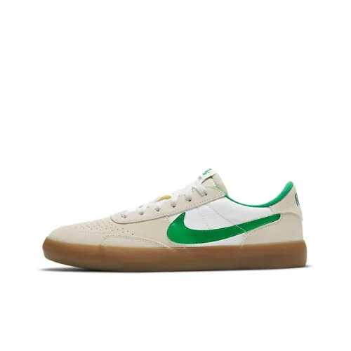 Nike Sb Heritage Vulc Skateboard Shoes Unisex Low-Top Beige/Green