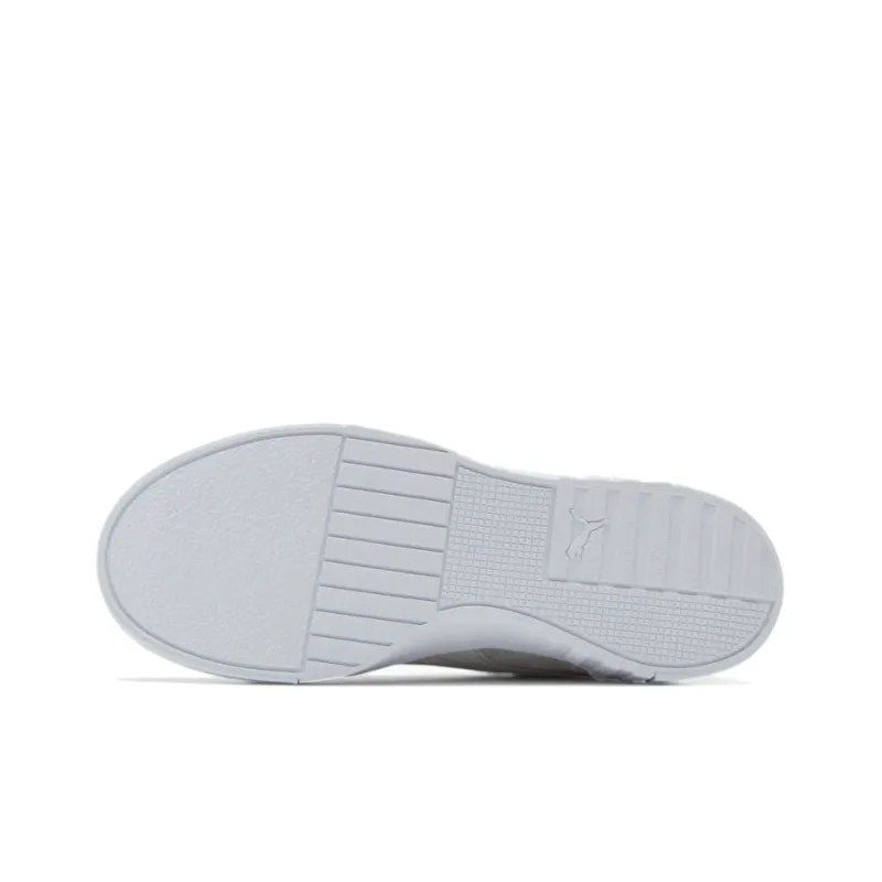 PUMA Cali Shimmer Silver/White Women's-4