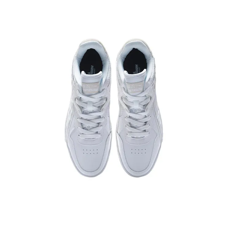 LiNing Wave Lightweight Balance Cushioning Low Top Skateboard Shoes Men's White-2
