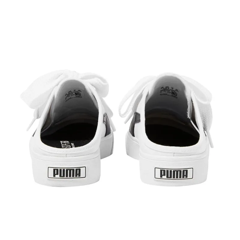 PUMA Bari Mule Ribbon 'White Black' Women's-3