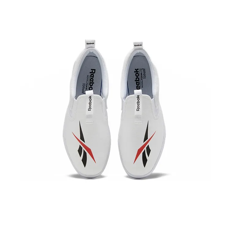 Reebok Royal Vulc Slip On White Black-3
