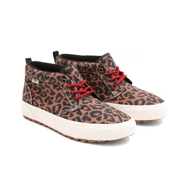 Vans Chukka Slip-Resistant Lightweight Wear-Resistant Mid-Top Skateboard Shoes Unisex Chestnut-2