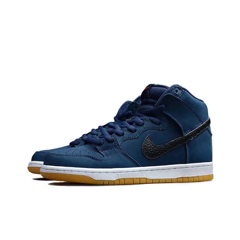 Nike Sb Dunk High Orange Label Midnight Navy-2