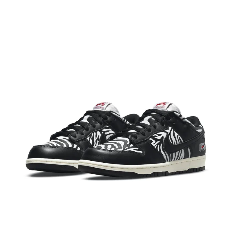 Nike Sb Dunk Low Og Qs Quartersnacks Zebra-2