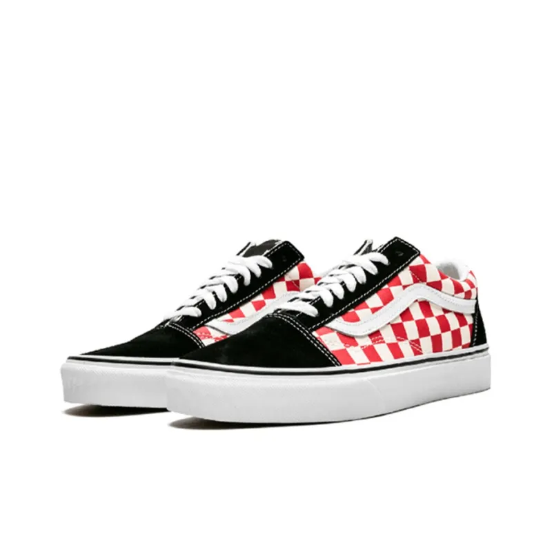 Old Skool Vans 'Red Checkerboard'-1