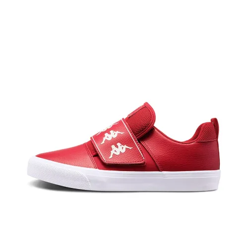 Kappa Non-slip Wear-resistant Shock Absorption Low-Top Skateboard Shoes Men's Red