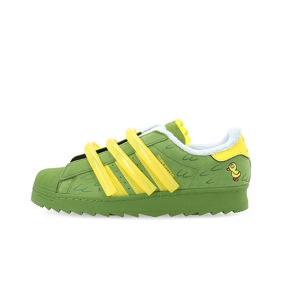 Adidas originals superstar 80s primeknit women yellow online