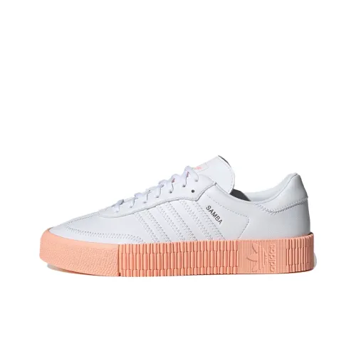 Adidas Samba Rose White Orange Women's