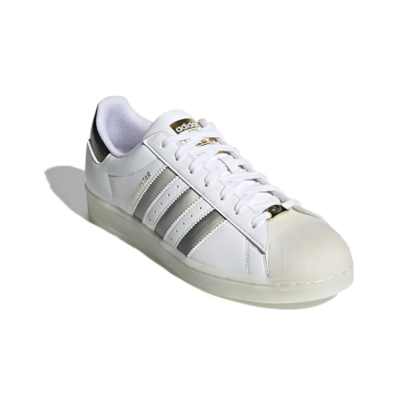 Superstar Adidas Originals 'White Gold Metallic'-2