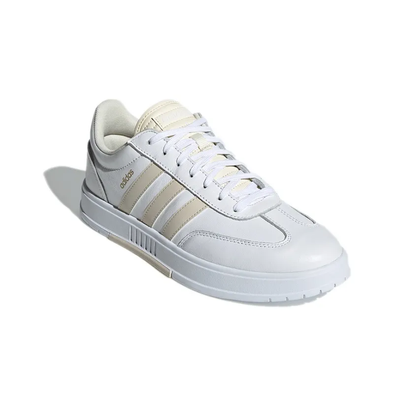 Adidas Neo Gradas Abrasion Resistant Low Top Skateboard Shoes Men's White-2