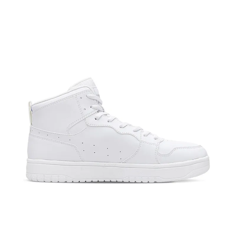 361° Slip Resistant Breathable High Top Skateboard Shoes Men's Bright White-1