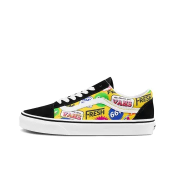 Vans Old Skool Colored Letters Multicolor Multi Color