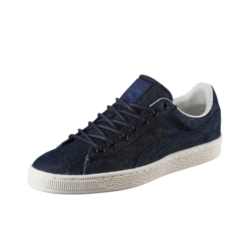 PUMA Basket Classic Denim 'Navy White'-2