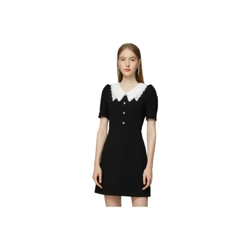 Anmani Short-Sleeved Dresses Women's Black/White