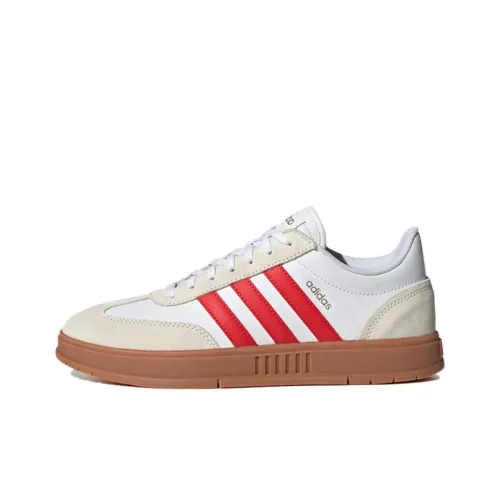 Adidas Neo Gradas Skateboard Shoes Men Low-Top White/Red