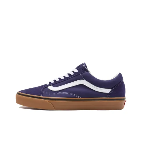 Vans Old Skool Gum Low Top Skateboard Shoes Unisex Purple