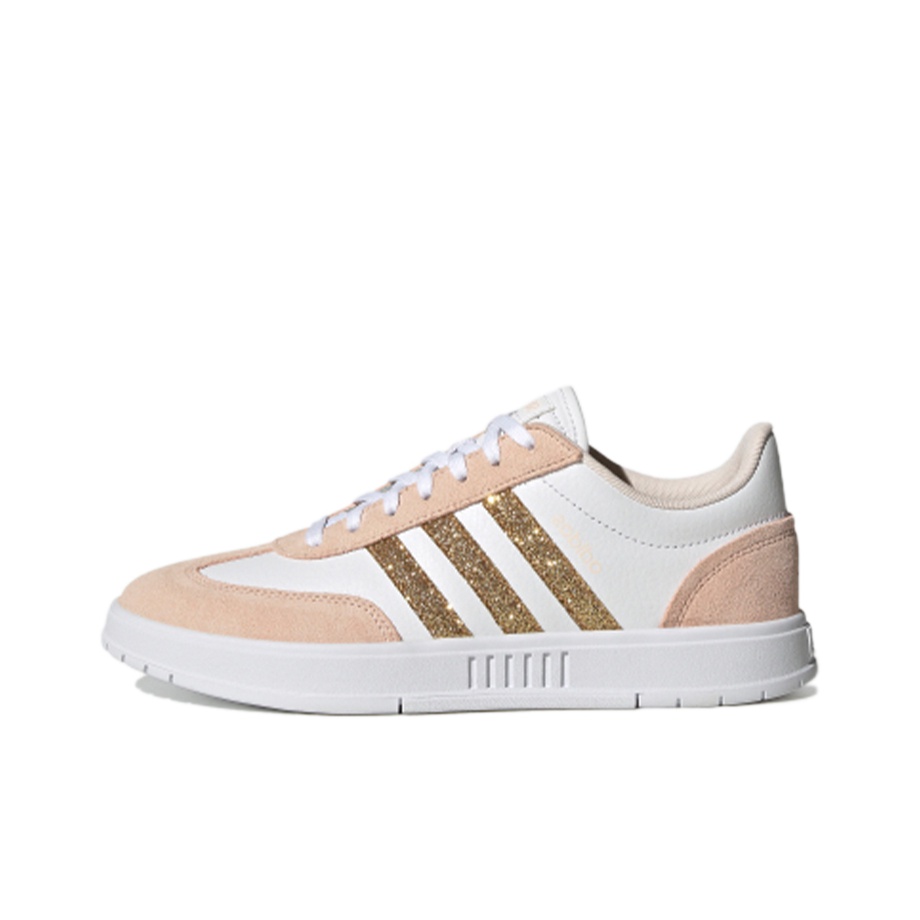 adidas neo Gradas Skateboarding Shoes Women s Low top White pink gold US W 4.5